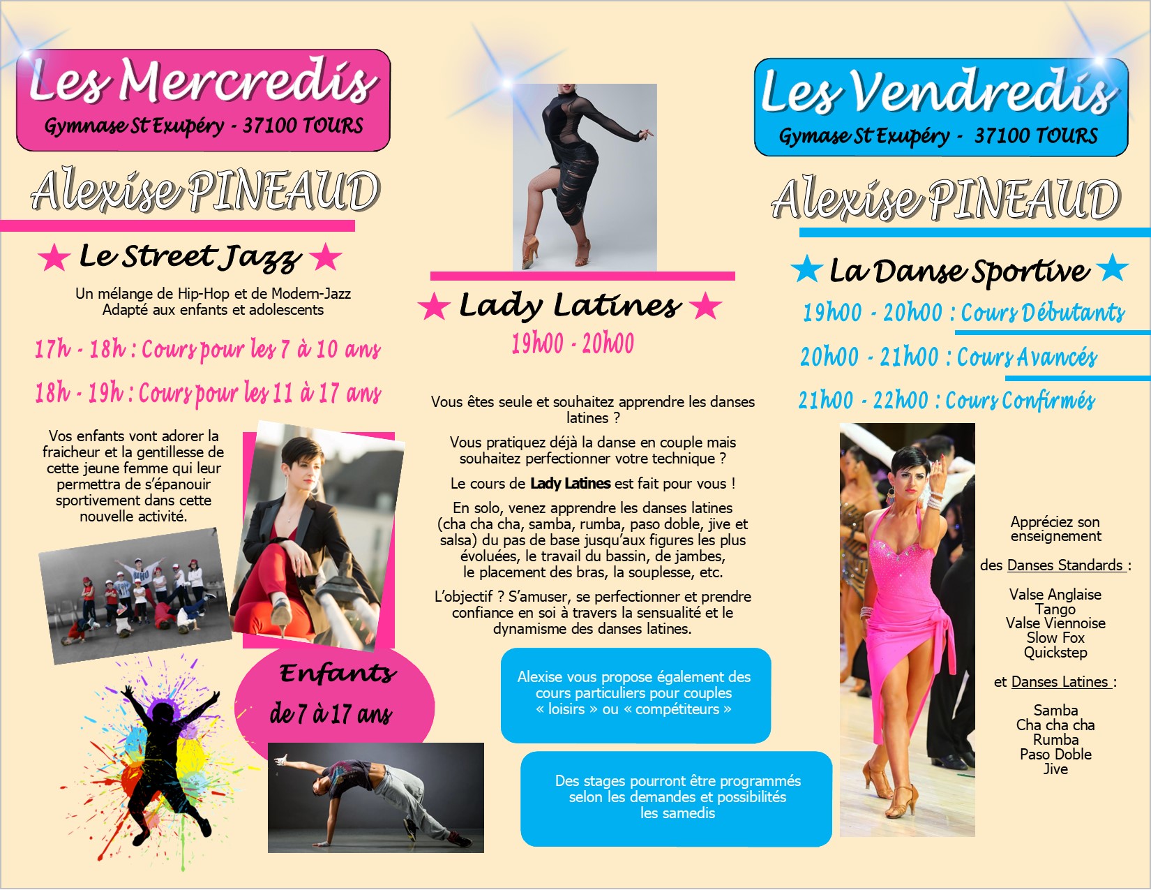 Programme Danse ASPO 2022-2023 verso - ASPO Tours Danse Sportive